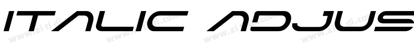 Italic Adjust字体转换